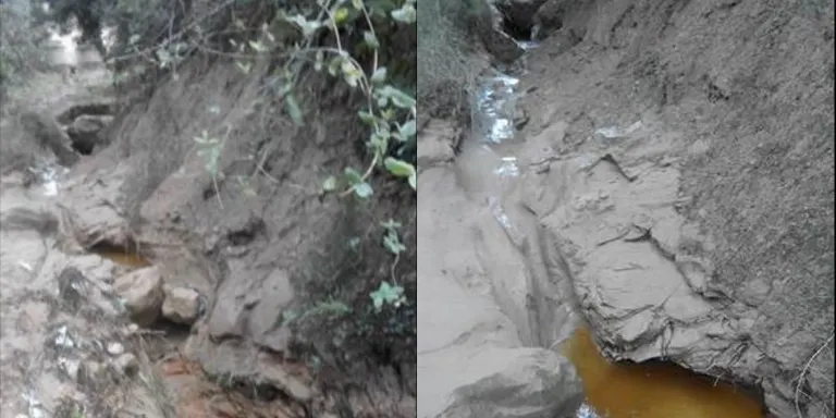 La Plataforma Rubí sense Abocadors denuncia la contaminació del Torrent de Can Barceló