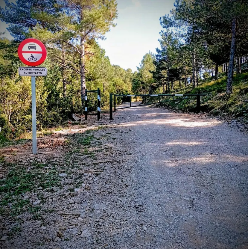 A partir de dimecres queda restringit l'accés motoritzat a la muntanya de Cambrils i d'Alinyà