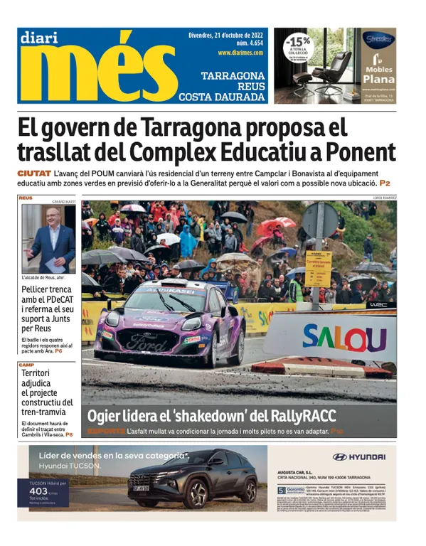 T'expliquem les portades dels diaris del territori d'aquest 21 d'octubre