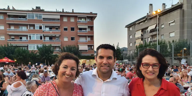 Festa multitudinària del PSC a Pineda, amb Alícia Romero i Eva Granados