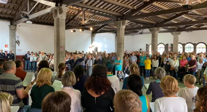 El Calisay s’omple per l’acte institucional de la Diada