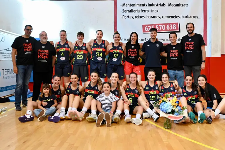 El CB Valls femení puja a Copa Catalunya