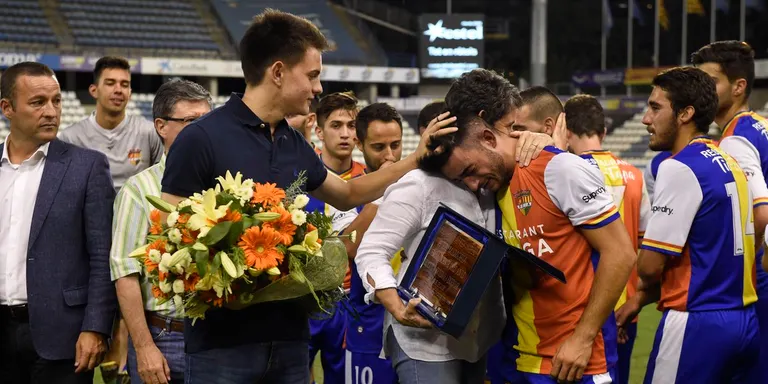 El Lleida Esportiu i l'FC Andorra homenatgen Emili Vicente