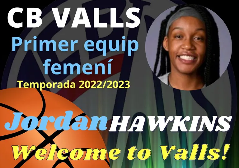 El CB Valls fitxa la pivot nord-americana Jordan Hawkins