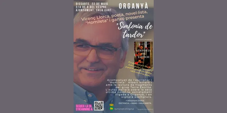 Vicenç Llorca presenta a Organyà 'Simfonia de tardor'