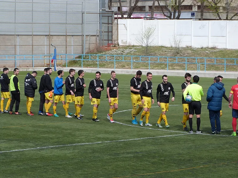 L'Athlètic Rubí al complet. Un altre factor que els afavoreix en una recta final de lliga espectacu