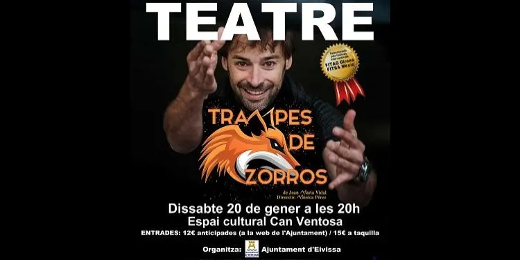 El dramaturg altafullenc Joan Maria Vidal i la seva proposta ‘Trampes de Zorros’ fan el salt a Eivissa