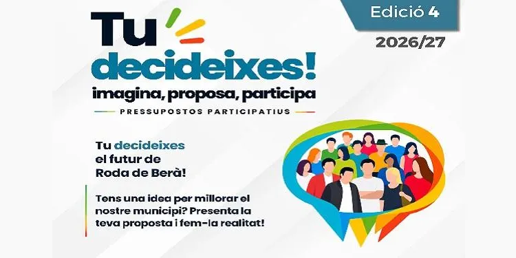 Roda de Berà obre la quarta edició dels Pressupostos Participatius amb una partida de 140.000 euros
