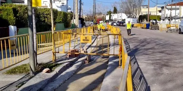 Finalitzen les obres del nou col·lector de pluvials de la Via Augusta d’Altafulla