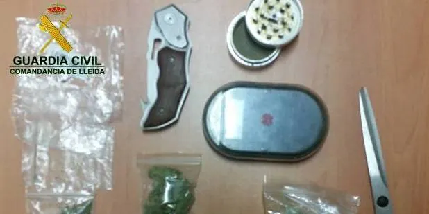 Dos detinguts a Vielha amb 17 grams de marihuana