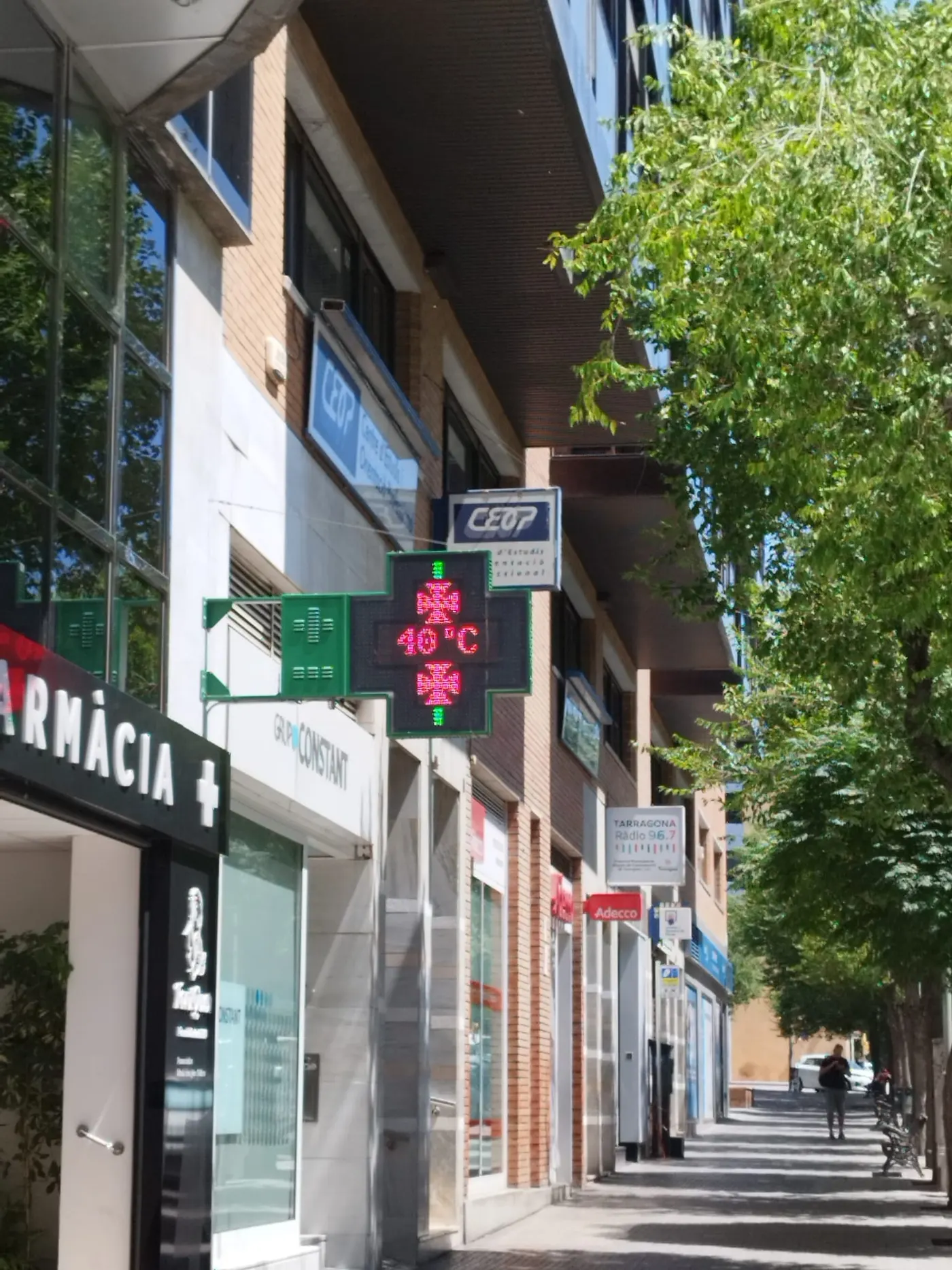 Cinc comarques tarragonines en perill alt per calor intensa