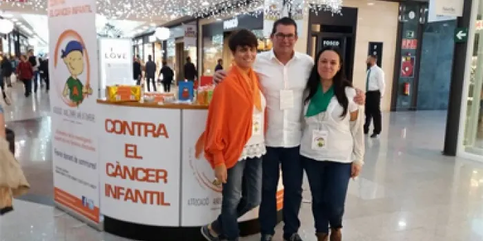 Avui és l’últim dia que l’associació ‘Aniol, sempre amb un somriure’ tindrà la parada instal•lada al Mataró Parc