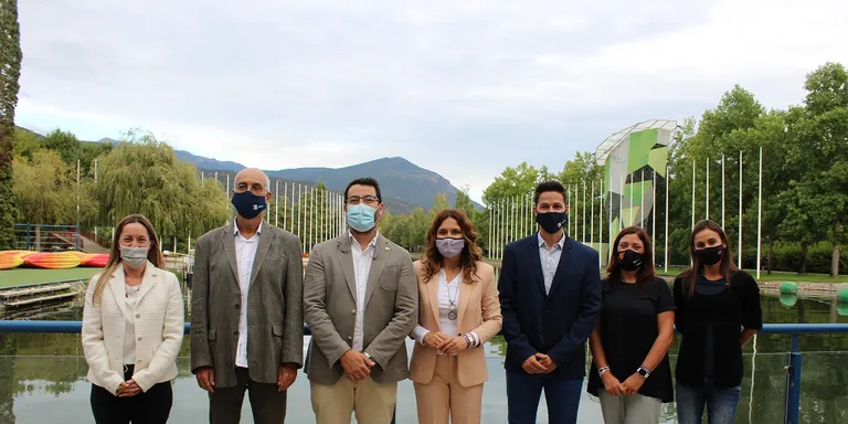 Laura Vilagrà visita la Seu d'Urgell per conèixer el nou centre INEFC Pirineus