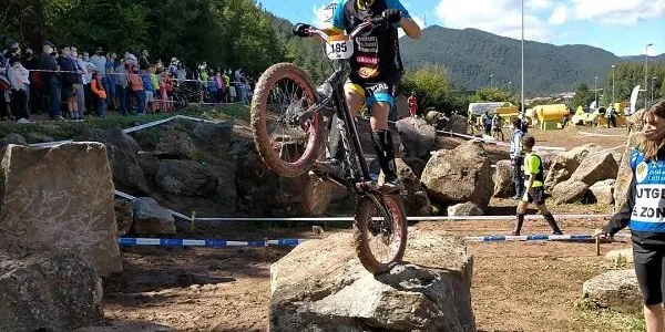 El ciclista Axel Méndez, 4t a la Copa d’Espanya de Trial en la categoria Principiant