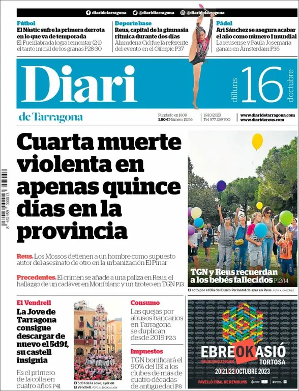 Cop d'ull als diaris d'aquest dilluns 16 d'octubre