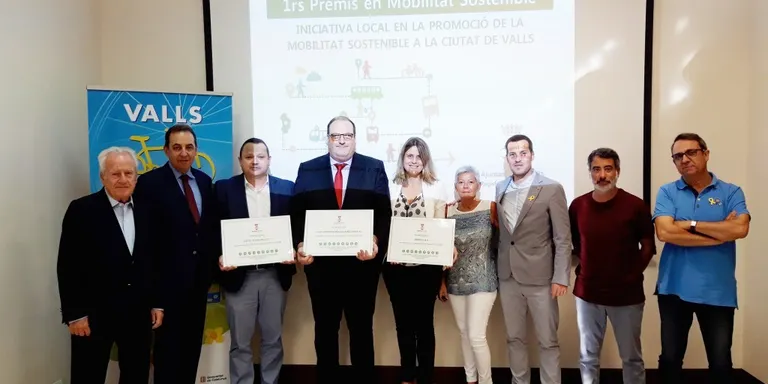 Els 1rs. Premis en Mobilitat Sostenible per la Regidoria de Mobilitat de l’Ajuntament de Valls