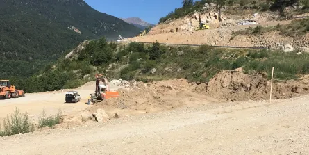 El col.lectiu APiA reclama la revisió immediata de les obres de la carretera de Lles de Cerdanya