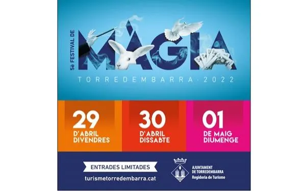 Torredembarra celebrarà la 5a edició del Festival de Màgia del 29 d'abril a l'1 de maig