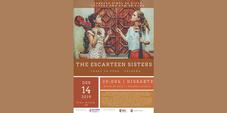 Un concert de la formació 'The Escarteen Sisters' tanca el cicle 'Cultura amb nom de dona'