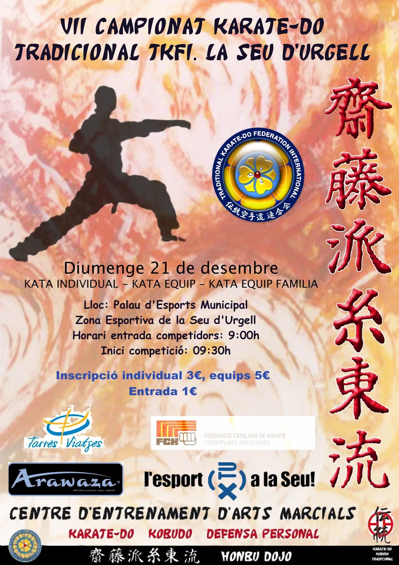 Karate Tradicional - Torneig 2014 cartell