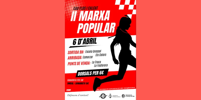 El Cau Flos i Calcat organitza la segona edició de la Marxa Popular
