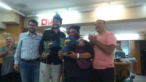 Guanyadors de l'Open Pirineus de Pesca 2015 (Foto: Club de Caça i Pesca de l'Alt Urgell)