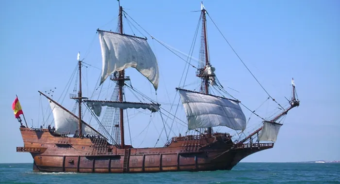 El 'Galeón Andalucía' amarrarà aquests dies al Port de Mataró