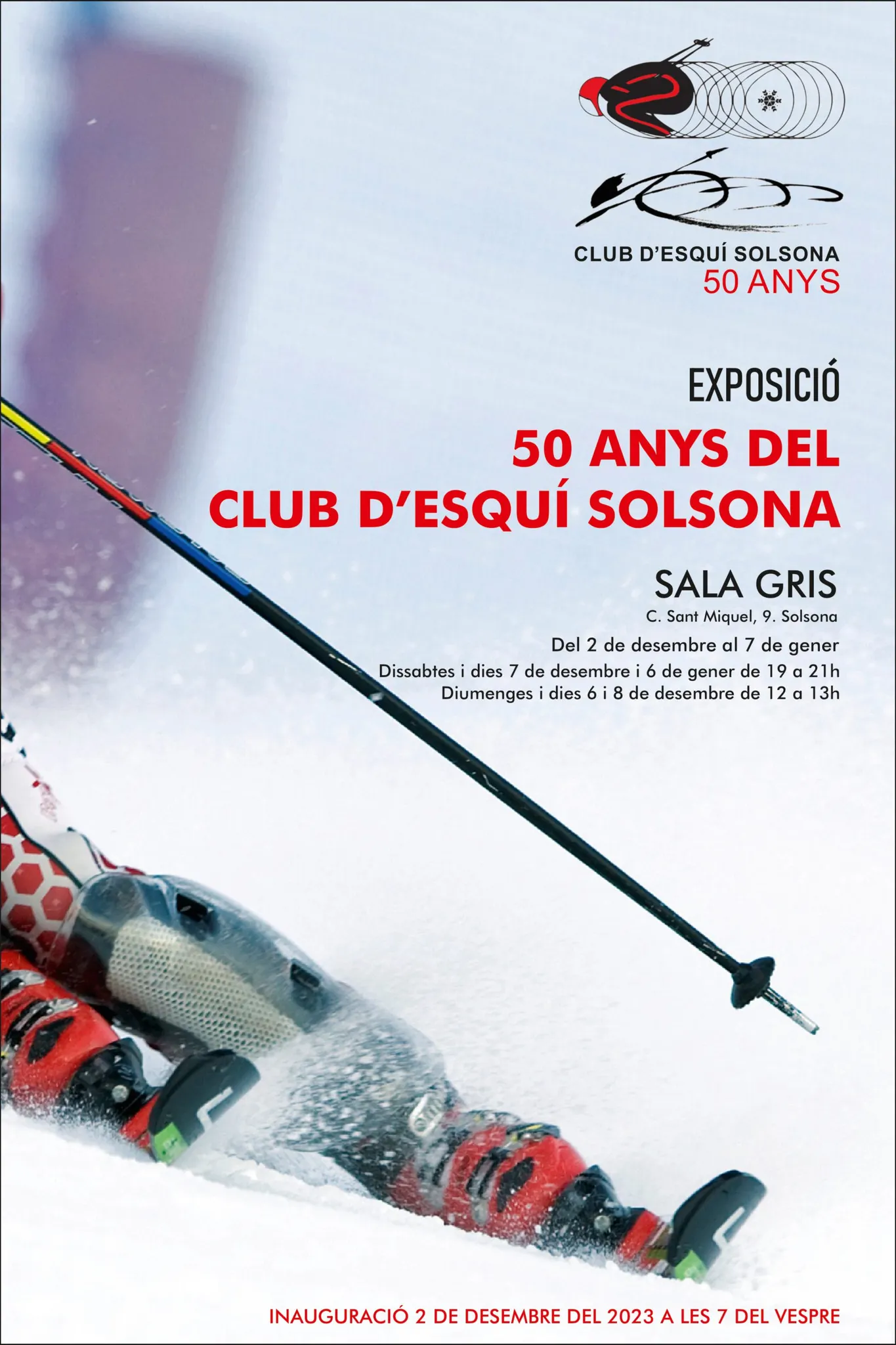 <strong>El Club Esquí Solsona celebra 50 anys d'història amb una exposició commemorativa</strong>