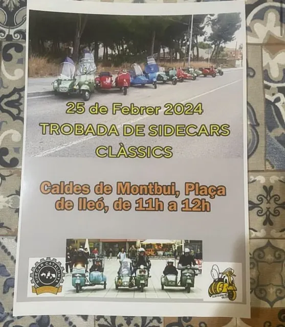 Caldes acull la 5a trobada de Sidecars de Catalunya