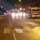 Incendi als soterranis de l' antiga fàbrica de botons, Toar.