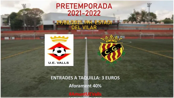 La UE Valls debuta en pretemporada contra el juvenil del Nàstic