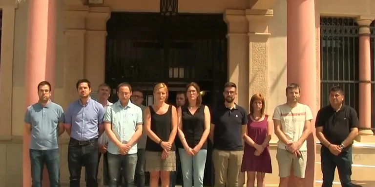 VÍDEO Rubí rebutja l'atemptat d'Istanbul amb un minut de silenci