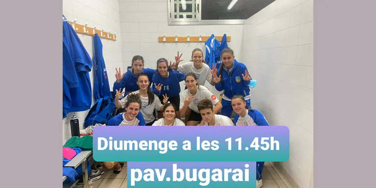 L'equip femení de futbol sala rep a les cueres de la lliga al Bugarai