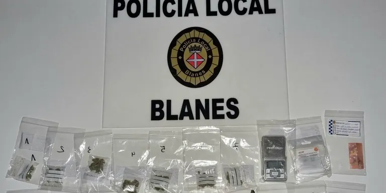 La Policia Local de Blanes deté en pocs dies tres persones acusades de tràfic de drogues