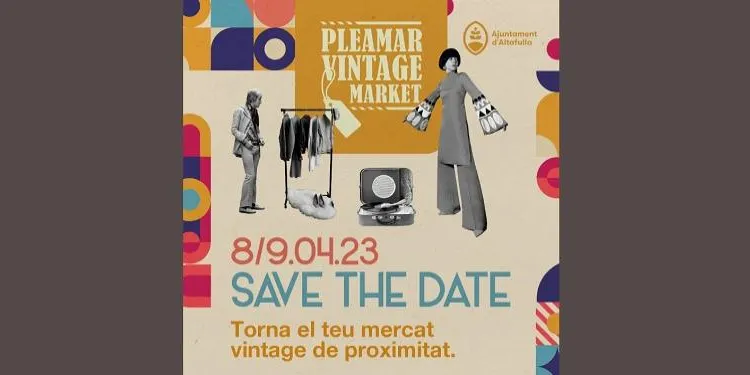 El Pleamar Vintage Market d'Altafulla se celebrarà el 8 i el 9 d'abril