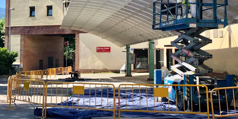 Continua la reforma de l'estació d'autobusos de la Seu