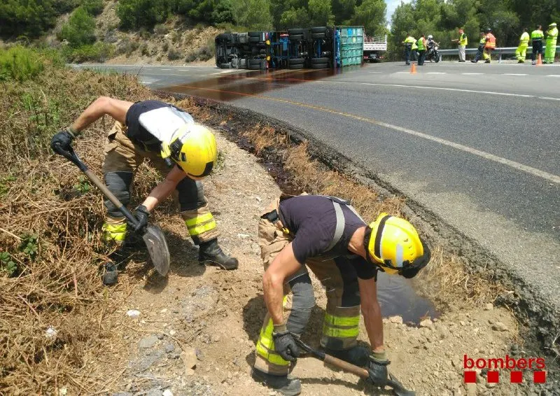 Un sinistre més al Coll de Lilla
