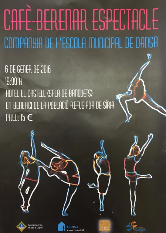 L'Escola Municipal de Dansa organitza un cafè-benerar espectacle a favor dels refugiats sirians