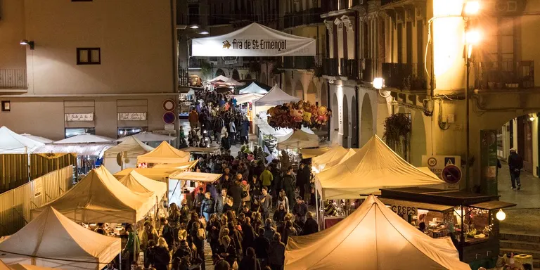 Èxit de visitants i d'activitat comercial a la Fira de Sant Ermengol