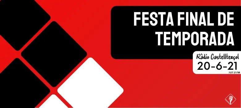 El dia 20 de juny celebra amb nosaltres la festa de final de temporada!