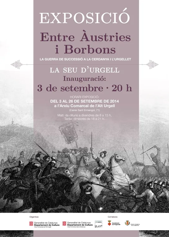 Inauguració a la Seu de l'exposició 'Entre Àustries i Borbons'