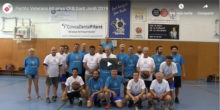 Tret de sortida als 60 anys del CEB Sant Jordi amb el partit de Festa Major