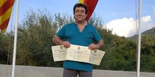 Jesús Arribas, del Club de Tir Olímpic Cambrils, campió d’Espanya per equips al Campionat d'Armes Històriques