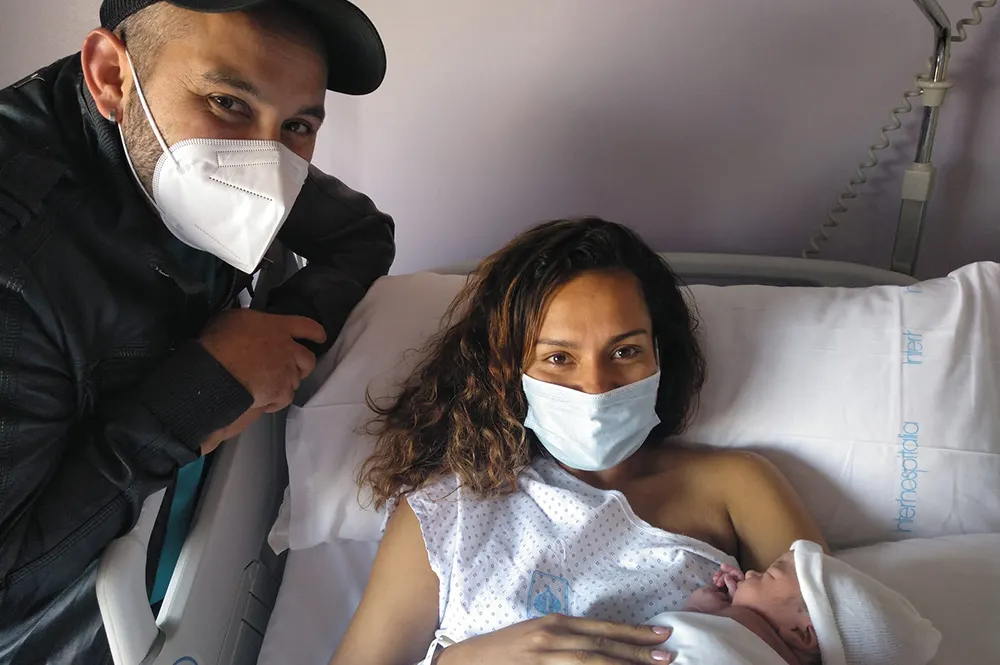 La Luisa, primer nadó de l'any 2022 de l'Hospital Sant Jaume de Calella