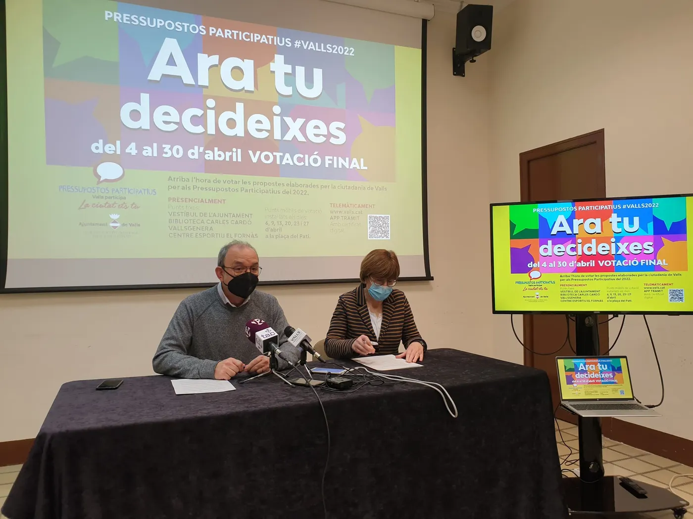 El període de votacions dels pressupostos participatius s’iniciarà el 4 d’abril