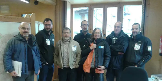 Inspectors de la Unió Europea visiten les accions del programa Piroslife