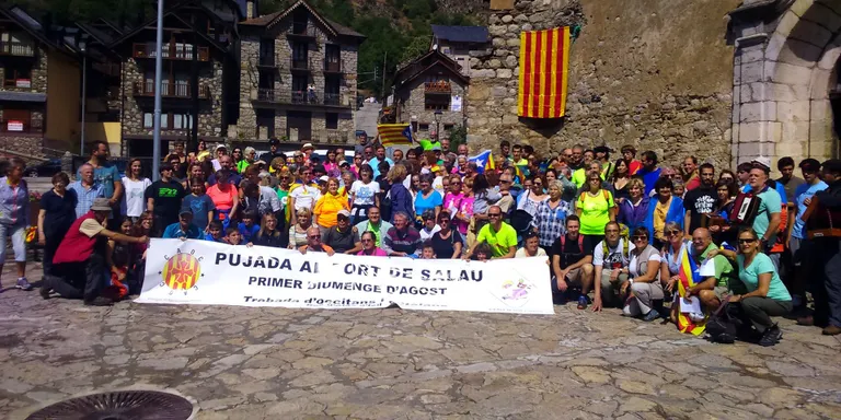 La Pujada al Port de Salau se suma al clam a favor del referèndum de l'1-O