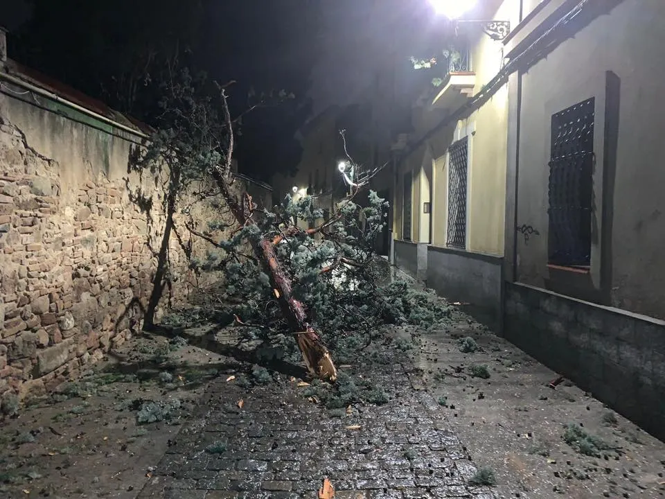 El temporal arriba al seu punt més àlgid a Caldes