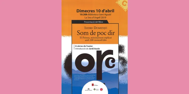 Isidre Domenjó presenta el llibre 'Som de poc dir'