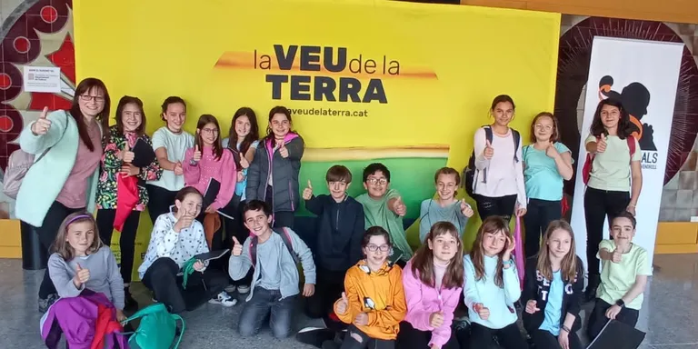 Alumnes de l'Escola Pau Claris de la Seu participen a la cantata 'La Veu de la Terra'